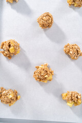 Apple oatmeal cookies