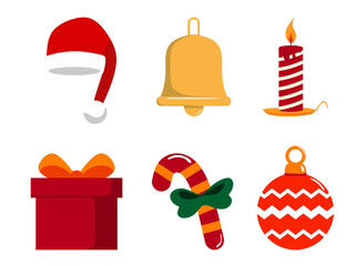 Christmas Element Set Illustration