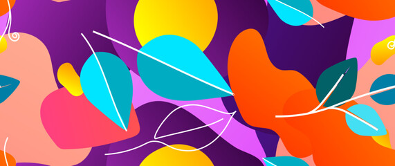 Bold Pattern Tropical Leaf Jungle Modern Motif