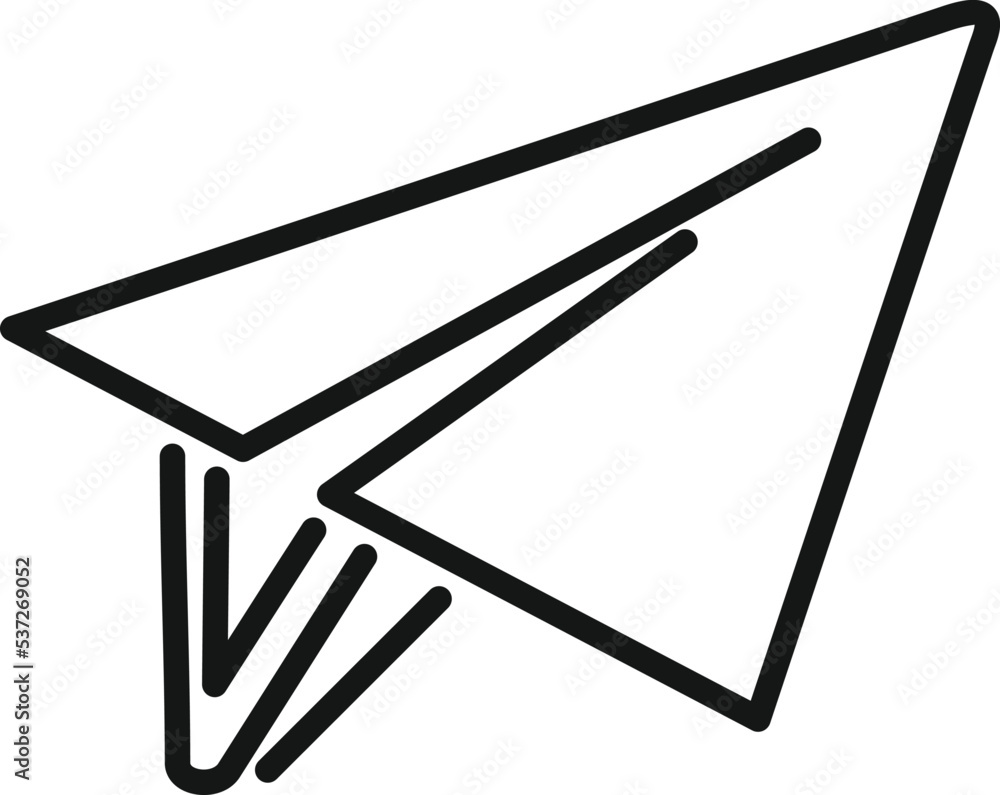 Poster fast send message icon outline vector. contact call. page mail