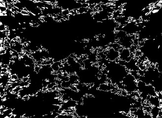Grésillements sur un fond noir