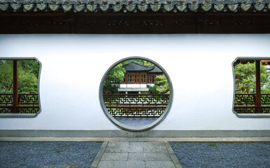 entrance to a chinese garden