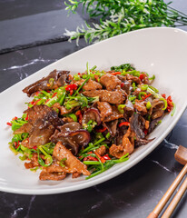 Double cooked Pork with Sichuan Cuisine