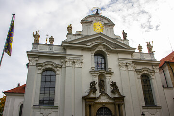 Fototapeta na wymiar Le Monastère de Strahov, à Prague, République Tchèque