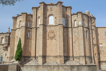 Fototapeta na wymiar Convent of San Benito church, Alcantara, Spain