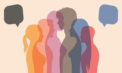 Sharing of information. Communicating. Talking and sharing thoughts. Socialising. Connecting diverse people of diverse ethnicities. Speaking.