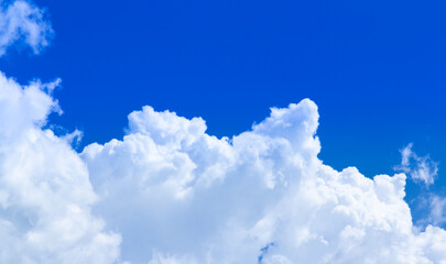 blue sky with clouds blackground