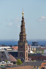 View of copenhagen, church tower