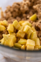 Apple oatmeal cookies