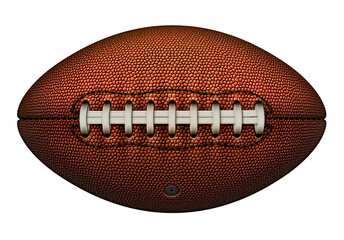 An American Football with Laces at Front © jimlarkin