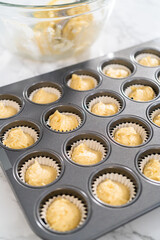 Mini Vanilla Cupcakes with Pink Buttercream Frosting