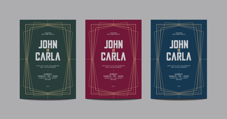 Luxury Minimalist Wedding Invitation