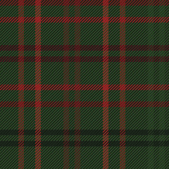 Tartan pattern,Scottish traditional fabric seamless Christmas tone, green and red background	
