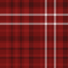 Tartan pattern,Scottish traditional fabric seamless Christmas tone, green and red background	
