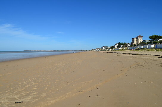 La plage de Jullouville (La Manche - Normandie - France)