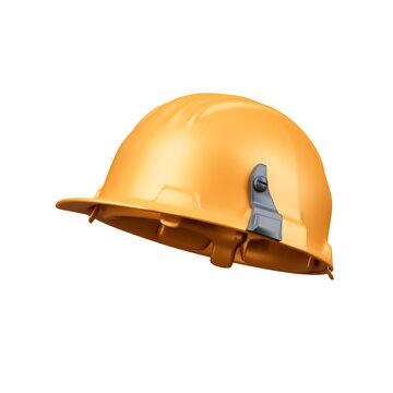 Helmet for construction icon isolated 3d render illustration