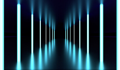 サイバーパンク アブストラクト 3DCG