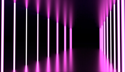 サイバーパンク アブストラクト 3DCG