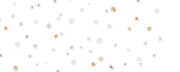 Christmas Card - Snowflakes Of Paper In Frame