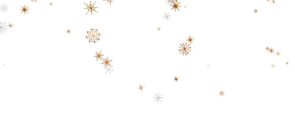 Winter christmas sky with falling snow