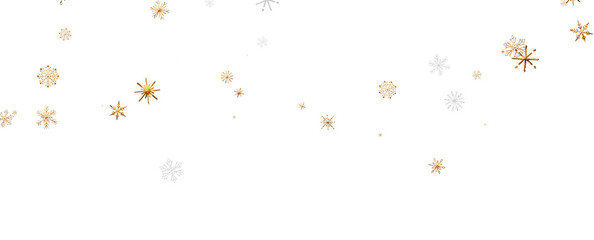 Winter christmas sky with falling snow