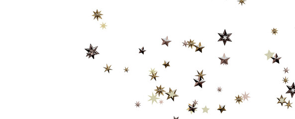 Glossy 3D Christmas star icon. Design element for holidays.