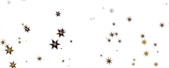 stars. Confetti celebration, Falling golden abstract decoration for party, birthday celebrate,