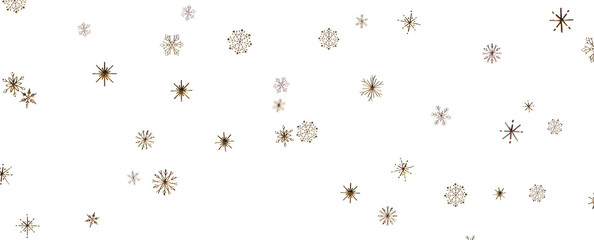 Winter christmas sky with falling snow