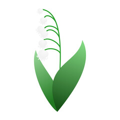 スズランのイラスト素材