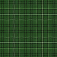 Tartan pattern,Scottish traditional fabric seamless Christmas tone, green and red background
