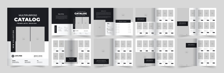 Multipurpose Product Catalog Template Design - obrazy, fototapety, plakaty