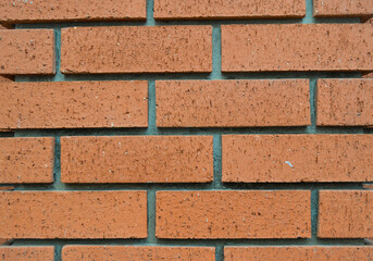 Obraz premium Colorful brick wall decor for construction advertising