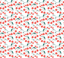 Cherry Seamless Abstract Pattern. Cherry Seamless Abstract Pattern Graphic.
