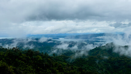 View of Thong Pha Phum National Park in Kanchanaburi , Thailand