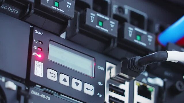 lightening light on eletrical equipment