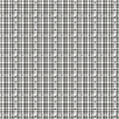 Pattern black and white. Plaid mixed.