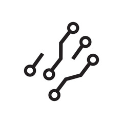 Technology icon vector logo symbol