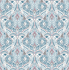 Ethnic asian pattern motif, vector illustration. 