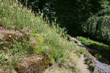 Steingarten im Botanischen Garten in Wuppertal