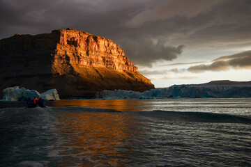 Glacier in Greenland 