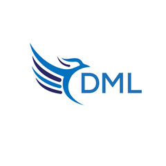 DML letter logo. DML letter logo icon design for business and company. DML letter initial vector logo design.
