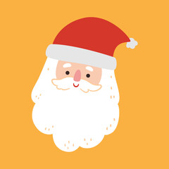 flat design with christmas theme