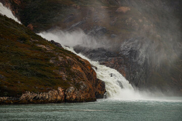 Waterfall in the arctic