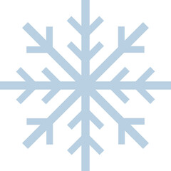 Snowflakes on transparent background.