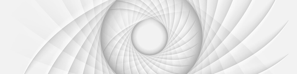 spiral art look abstract smooth silver science futuristic white energy technology concept light rays stripes lines background