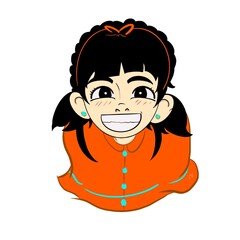 illustration - Differences in facial expressions and emotions