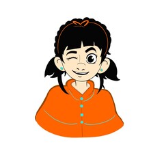 illustration - Differences in facial expressions and emotions