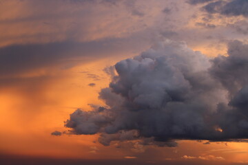 clouds at sunset