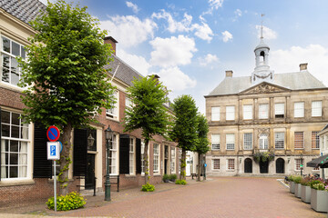 Town hall of the village of Weesp in the Netherlands.