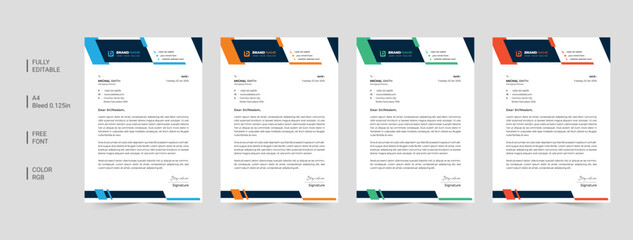 Corporate Business Letterhead  Pad Design